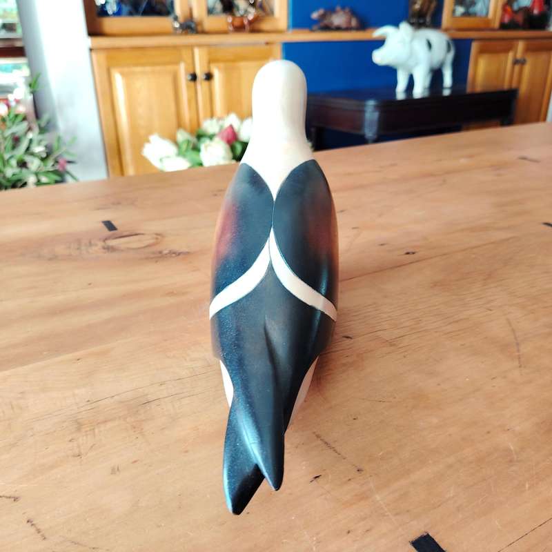 Feathers of Knysna carved and hand painted Large Male Lesser Black Backed Gull