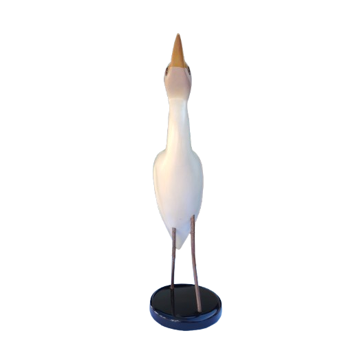 Feathers of Knysna carved and hand painted Female Egret Ltd Bird