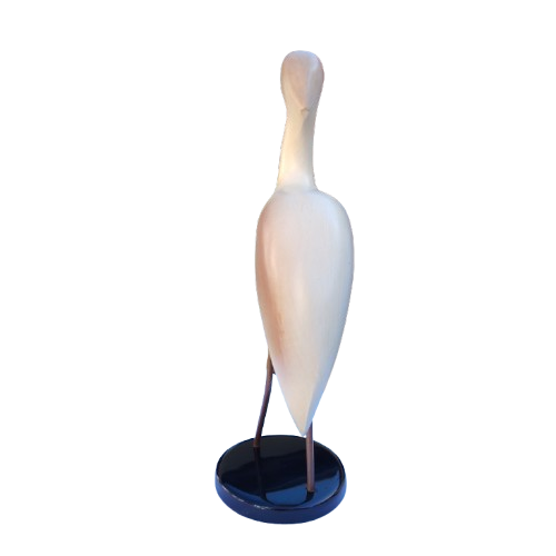 Feathers of Knysna carved and hand painted Female Egret Ltd Bird