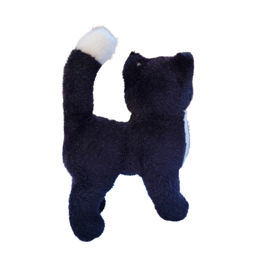 Dossy vintage Steiff black and white cat toy