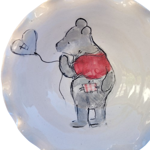 Le Lapin Ceramics Winnie The Pooh Bowl