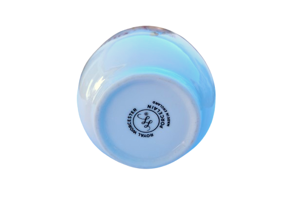 A rare Royal Worcester Fairy maxime egg coddler in the Peter Pan design