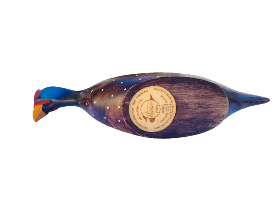 Feathers of Knysna carved and hand painted Crowned Guinea Fowl Series 1