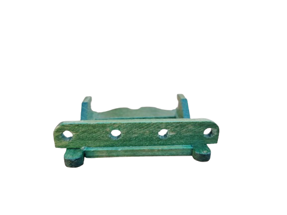 Original vintage wooden doll furniture wall rack