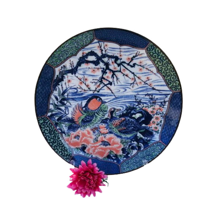 Imperial Japanese Imari Porcelain Large Round Charger Plate