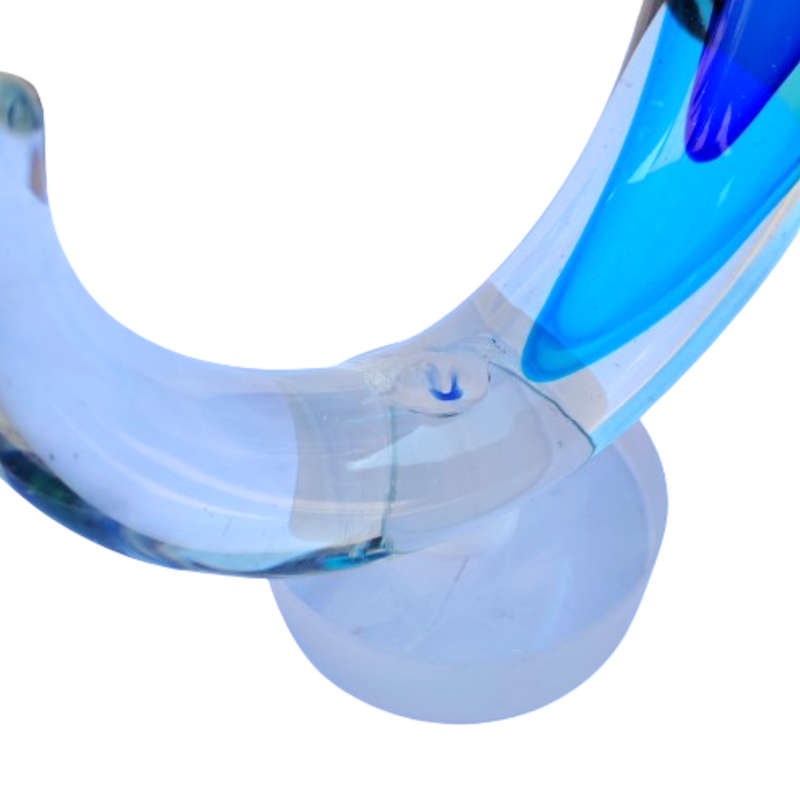 A Stunning hand crafted Blue Turquoise Glass Sculpture