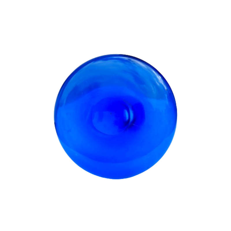 Deep Royal Blue Glass Decanter Vase