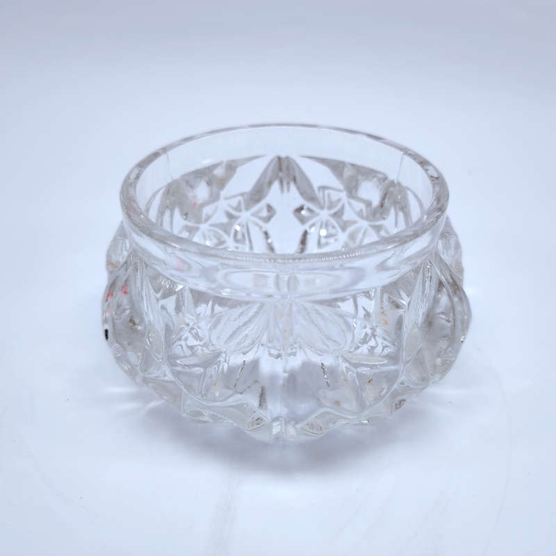 Vintage German 1930-1950 Bonboniere Lidded Glass Dish