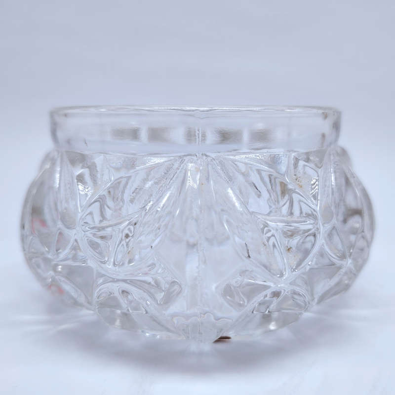 Vintage German 1930-1950 Bonboniere Lidded Glass Dish