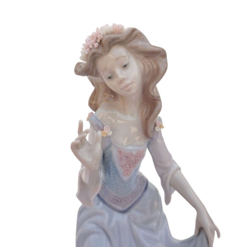 Lladro Rare Figurine Princess and the Unicorn #1755