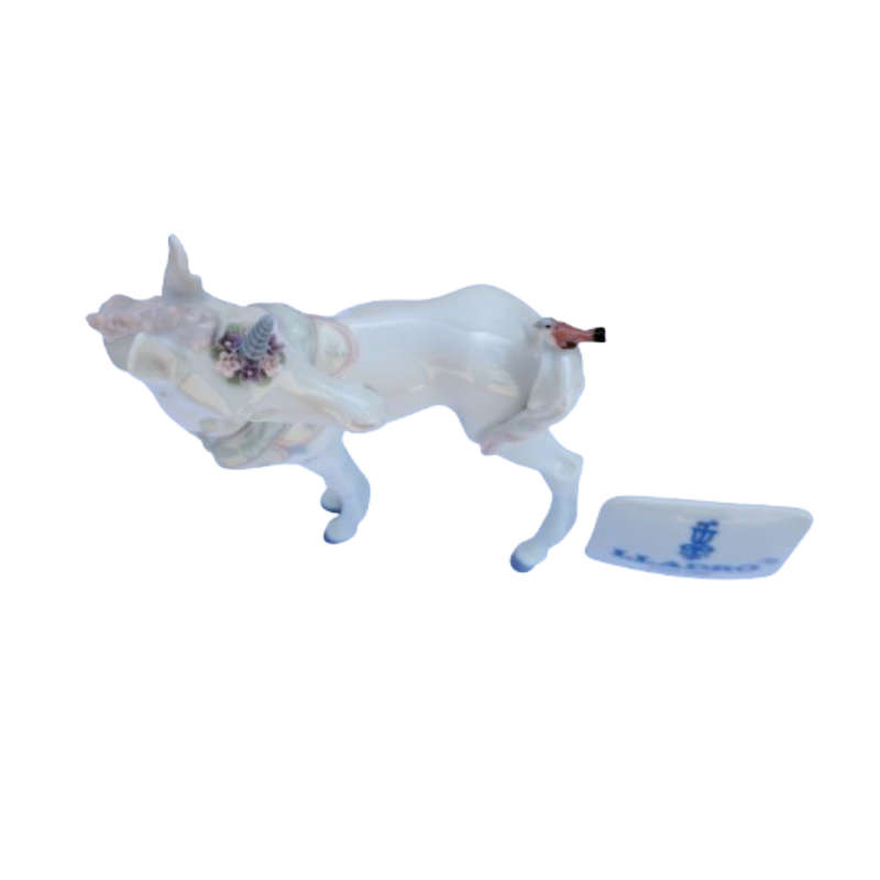 Lladro Rare Figurine Standing Little Unicorn #5993