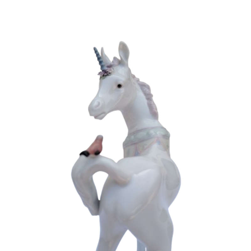 Lladro Rare Figurine Standing Little Unicorn #5993
