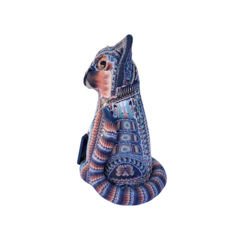 Jon Stuart Anderson Millefiori Fimo Cat Figurine
