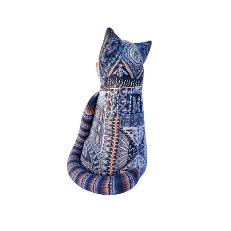 Jon Stuart Anderson Millefiori Fimo Cat Figurine