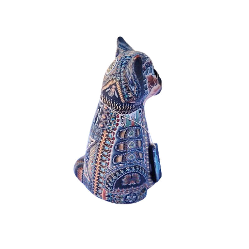 Jon Stuart Anderson Millefiori Fimo Cat Figurine
