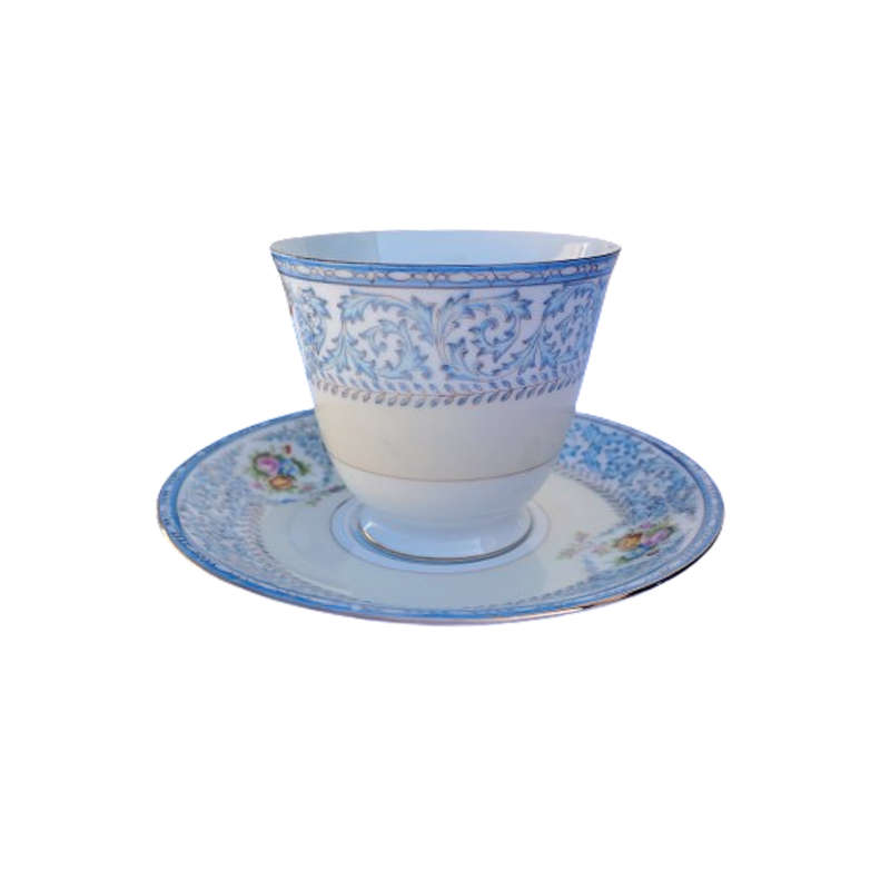 Noritake Blue and Yellow 3 x Trio's