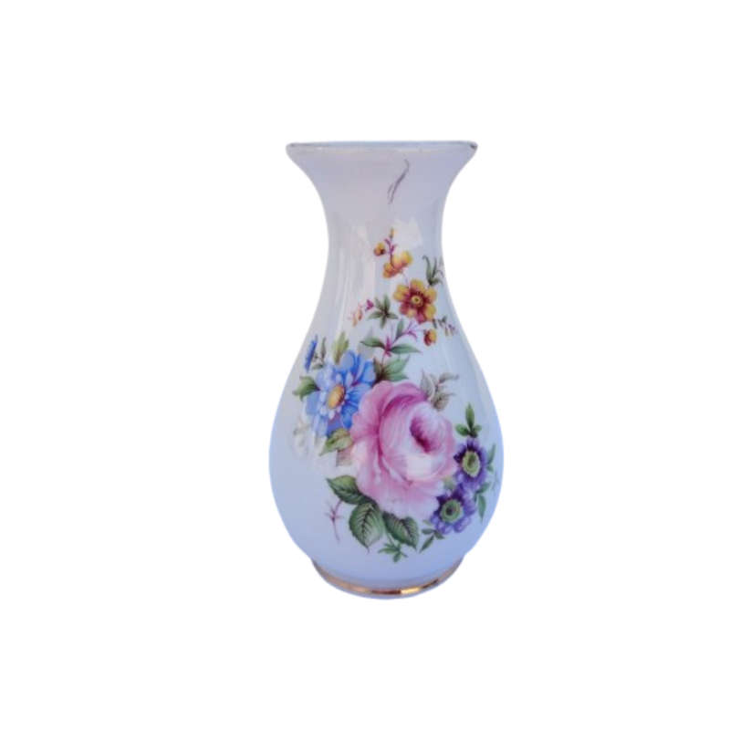 Old Foley Bud vase Flowers #6544