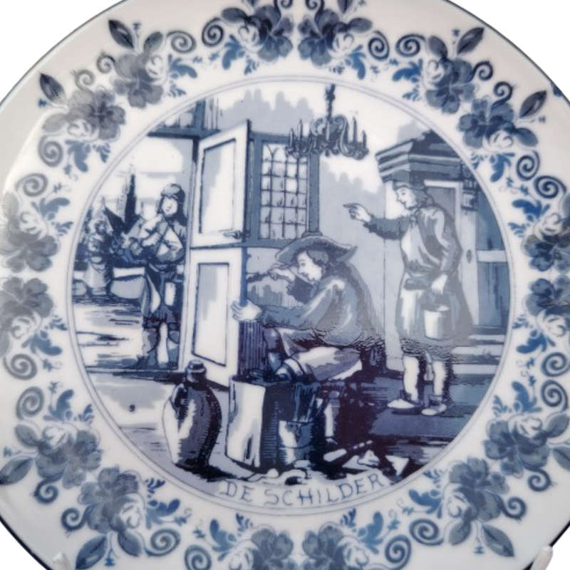 Oude Molen Fabriek Delft Plate