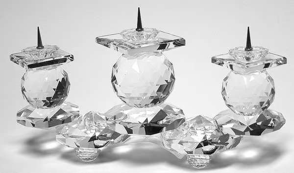 Swarovski Silver Crystal ` Large Candleholder ` No 115 Stunning Retired