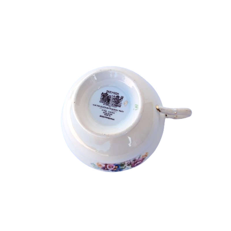 Paragon Fine Bone China Green Rockingham Tea Set