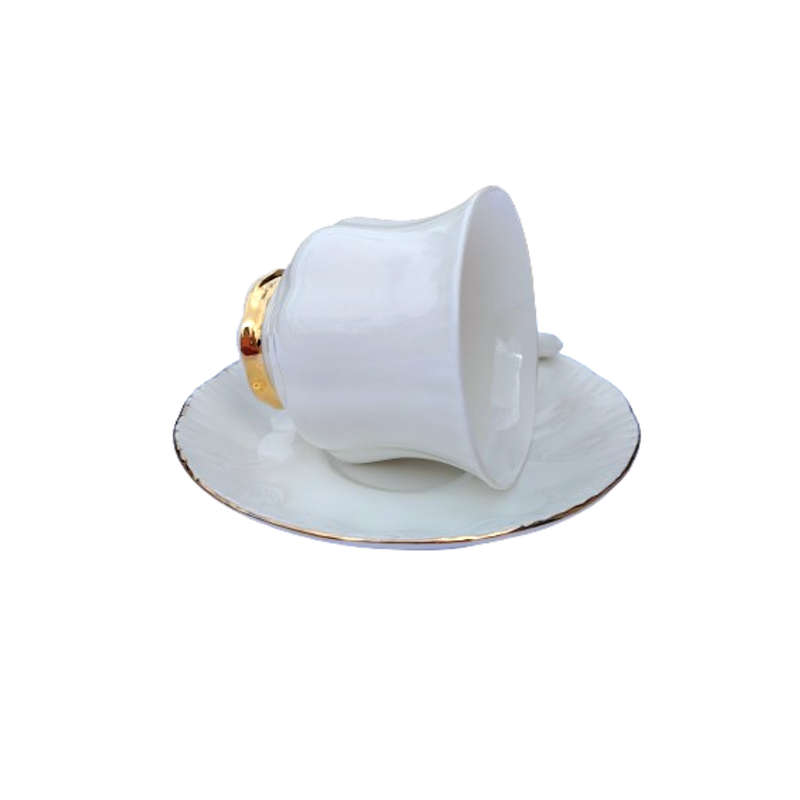 Paragon Elegant White and Gold Tea Set