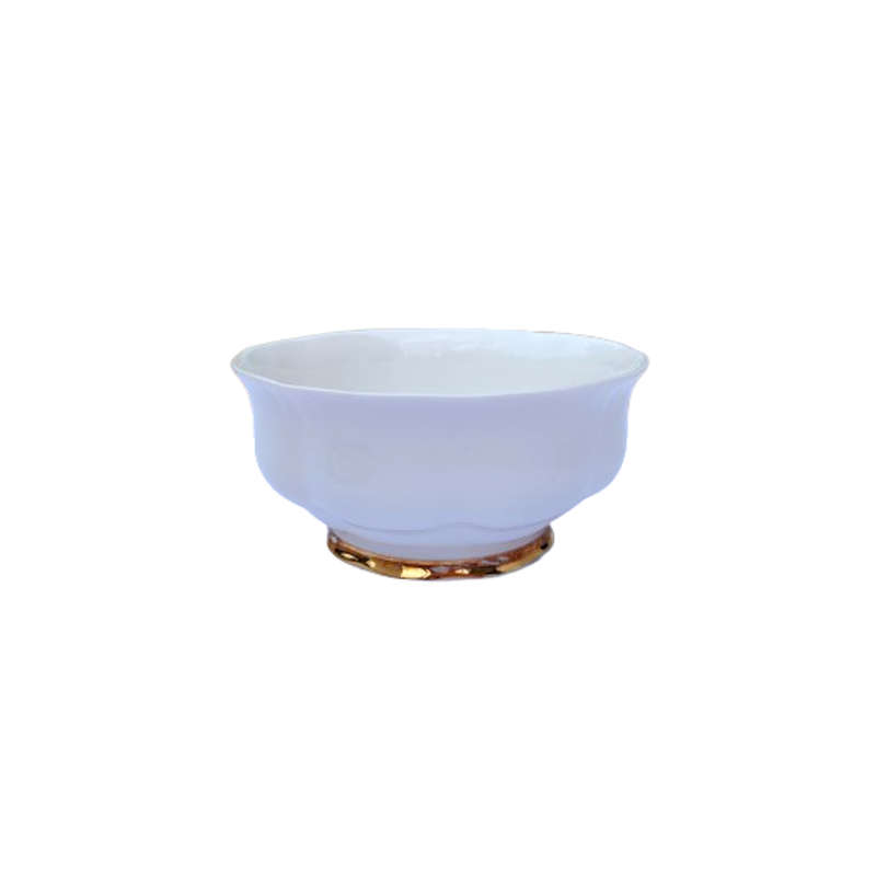 Paragon Elegant White and Gold Tea Set
