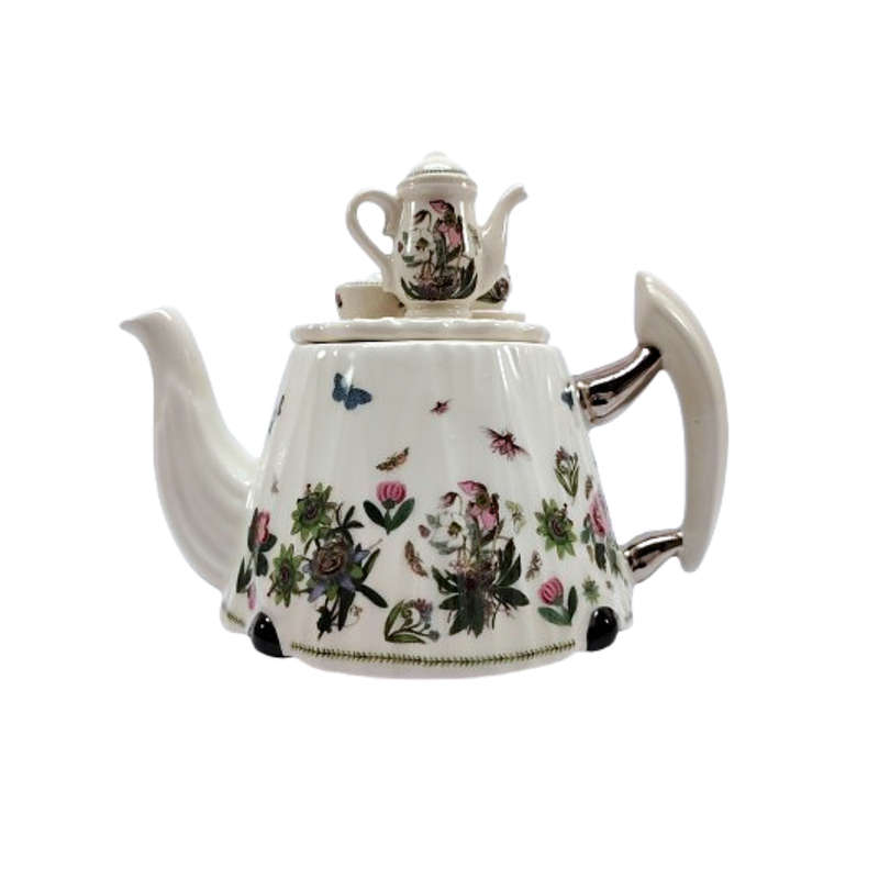 Paul Cardew designed Portmeirion miniature tea pot Botanic Garden