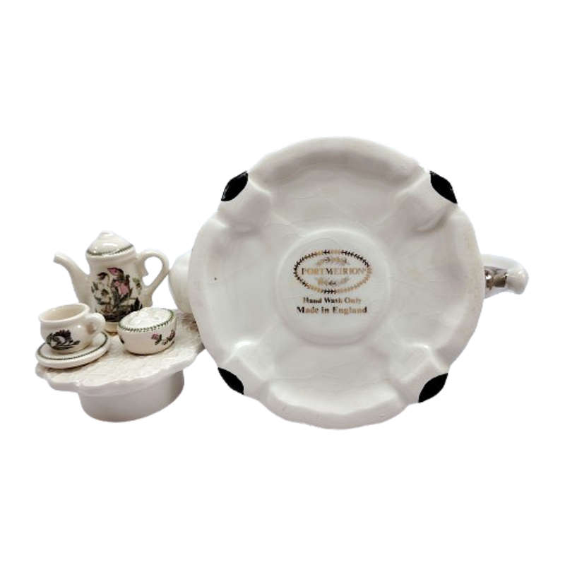 Paul Cardew designed Portmeirion miniature tea pot Botanic Garden