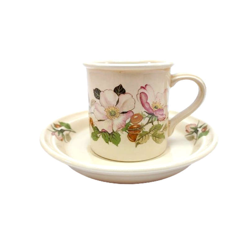 Portmeirion vintage apple blossom cup and saucer Duo