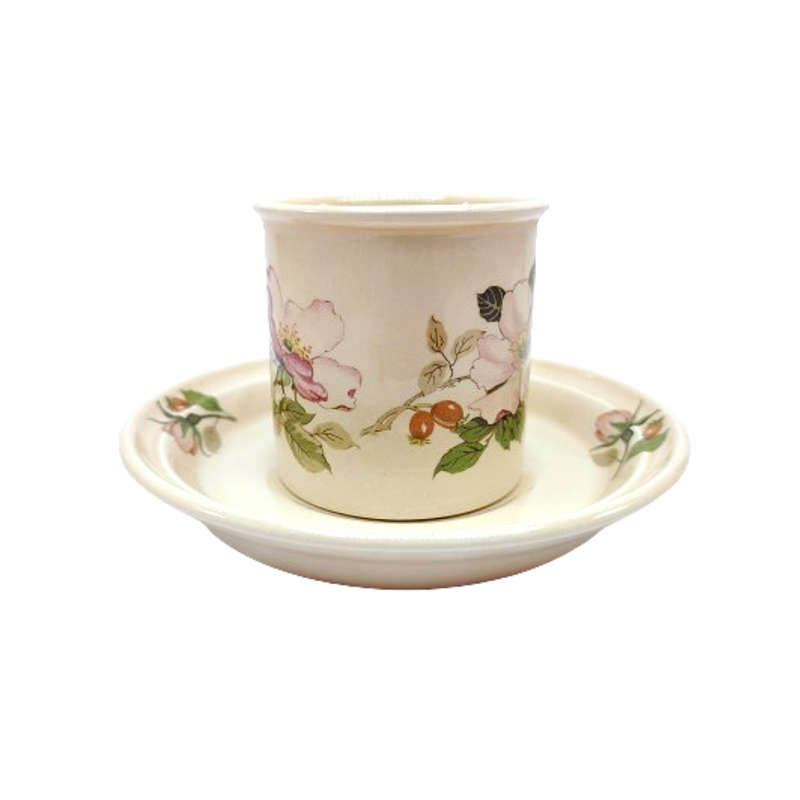 Portmeirion vintage apple blossom cup and saucer Duo