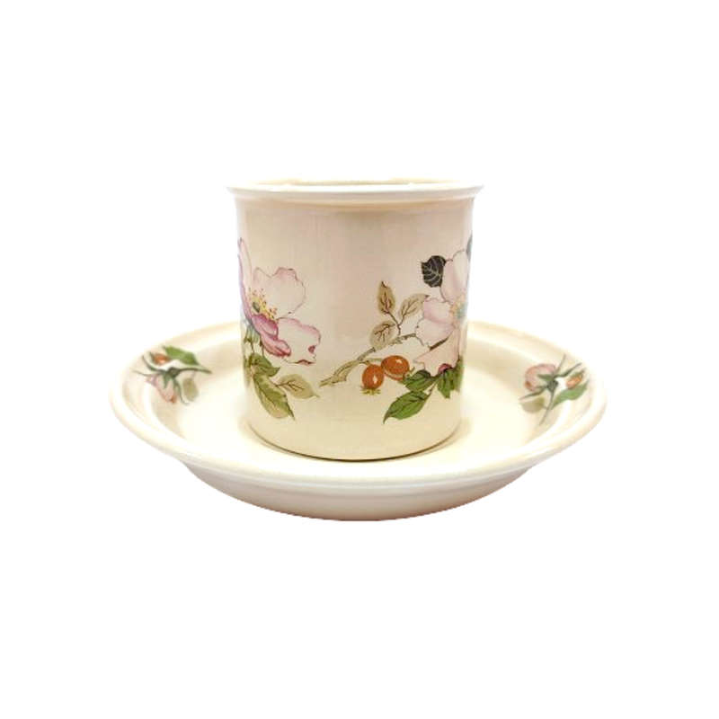 Portmeirion vintage apple blossom cup and saucer Duo