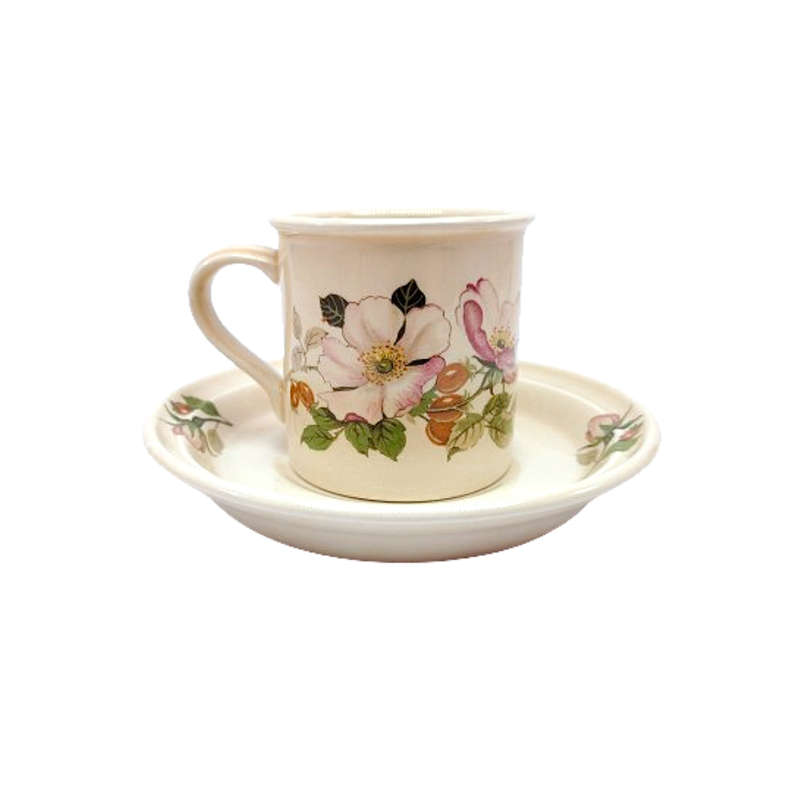 Portmeirion vintage apple blossom cup and saucer Duo