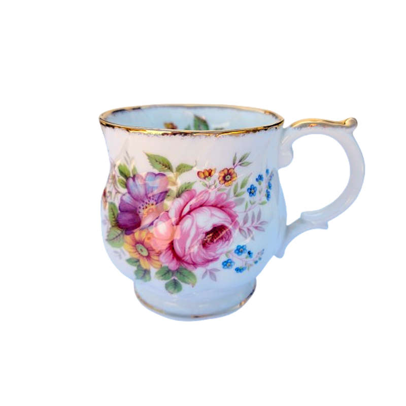 Queens China Staffordshire Bone China Mug