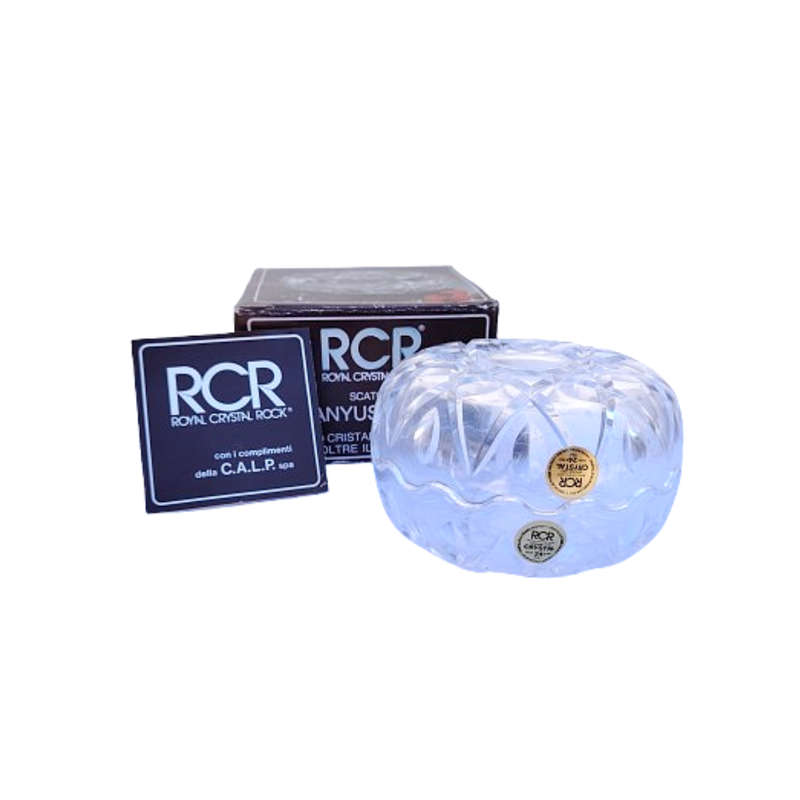 Royal Crystal Rock RCR 24% Crystal Lidded Dish