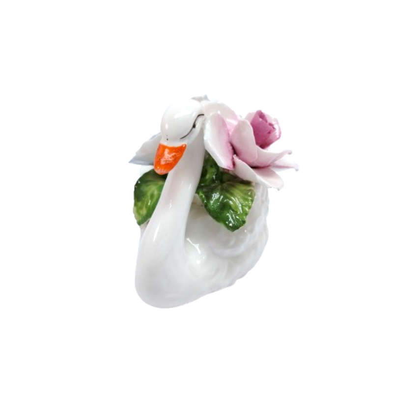 Radnor Porcelain Fine Bone China Flower Bouquet Posy Swan