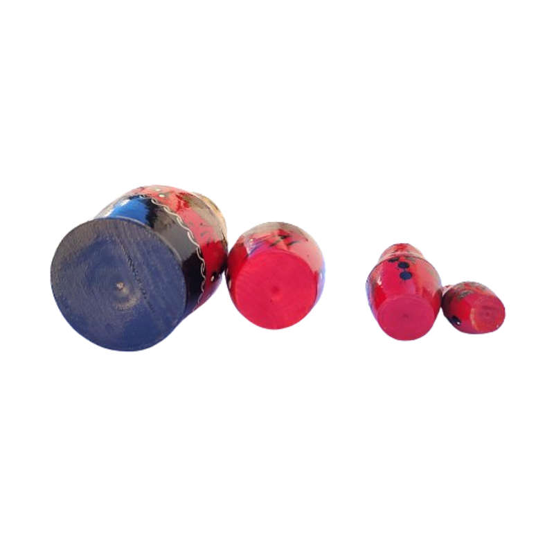 Russian Wooden Red Doll Set