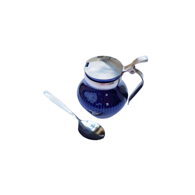Rorstrand Gense Sweden Cobalt Blue Lidded Jug