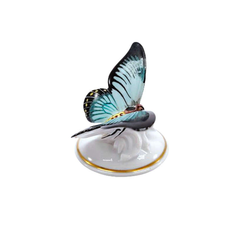 Rosenthal German bone china porcelain figurine of a Blue Butterfly.