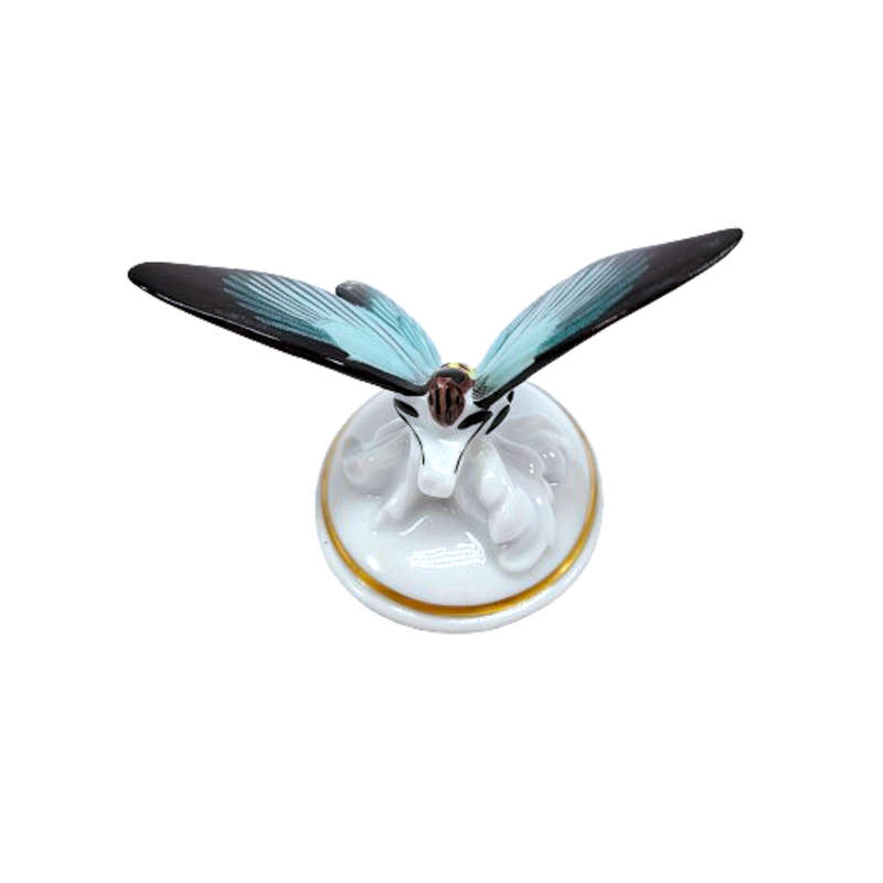 Rosenthal German bone china porcelain figurine of a Blue Butterfly.