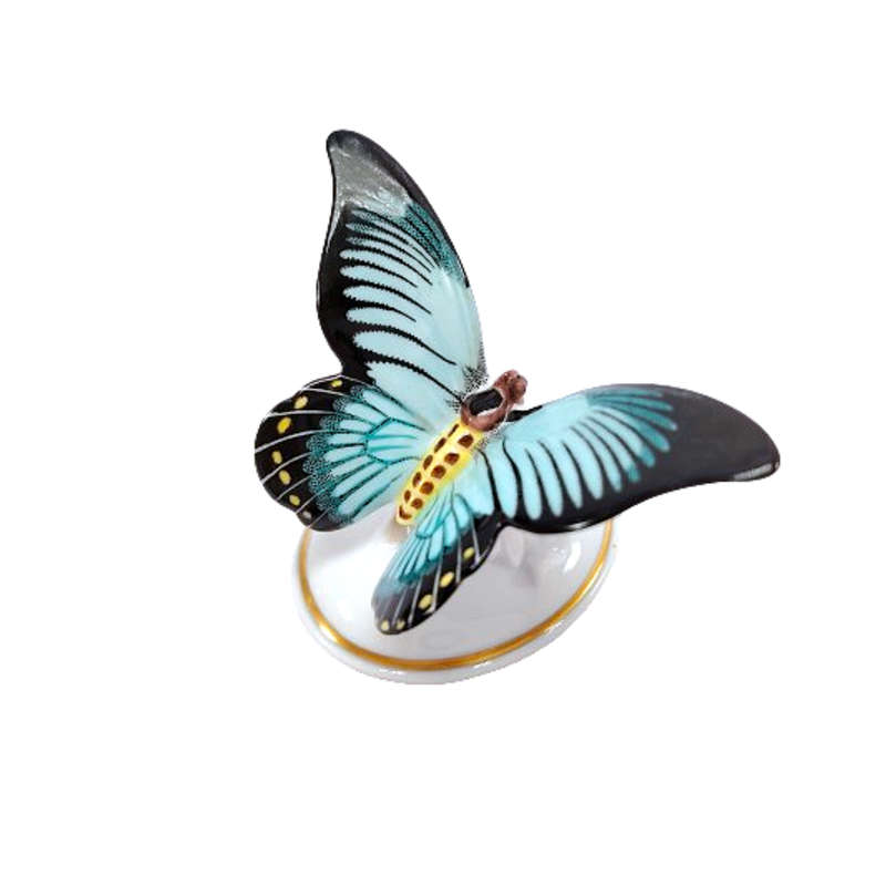 Rosenthal German bone china porcelain figurine of a Blue Butterfly.