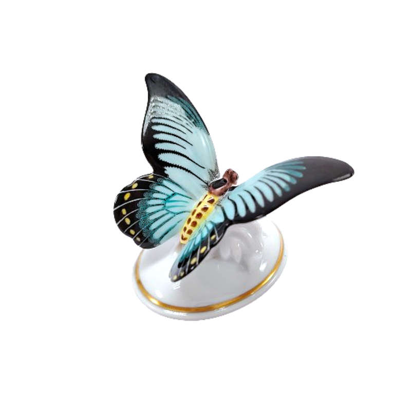 Rosenthal German bone china porcelain figurine of a Blue Butterfly.