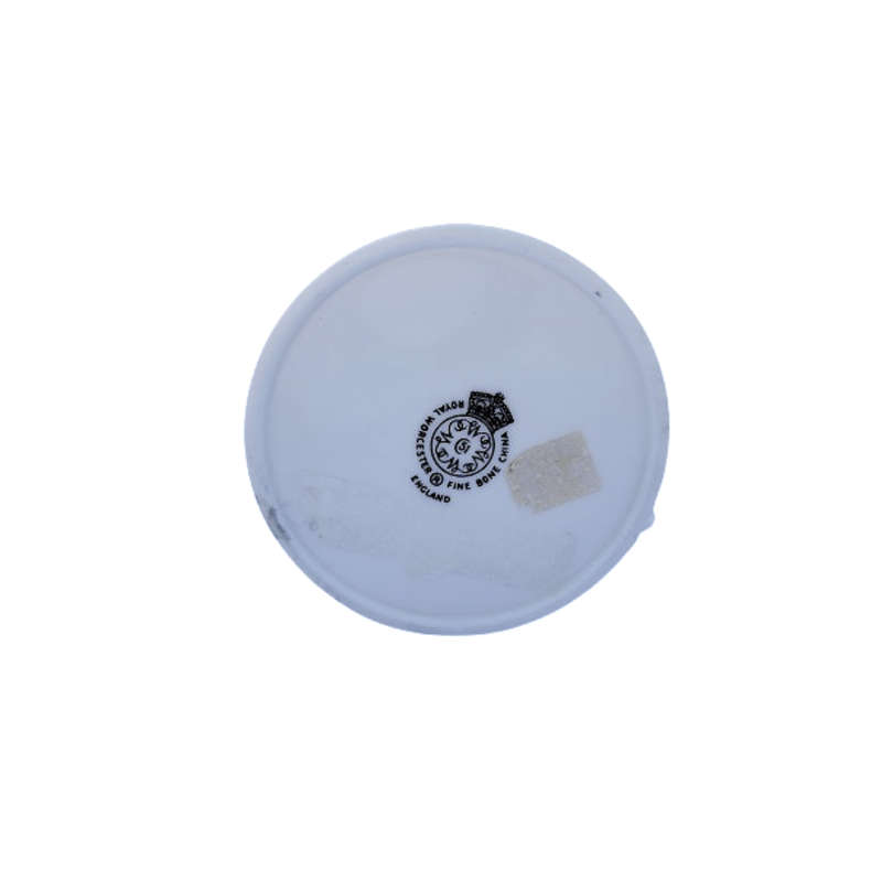 Royal Worcester Black Pheasant Bone China Teacup and Saucer