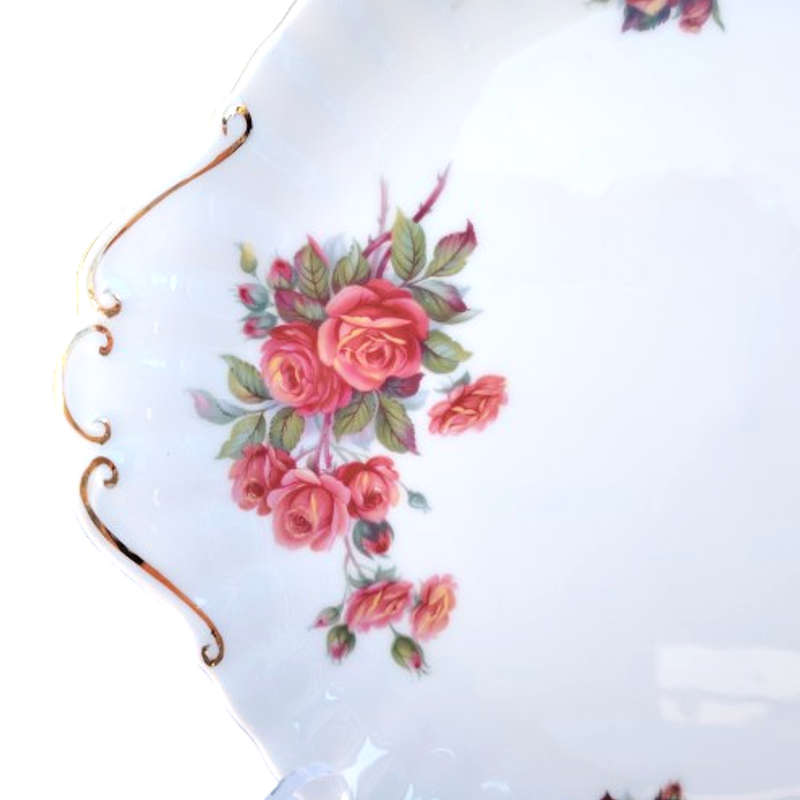 Royal Albert Centennial Rose Large Cake Plate