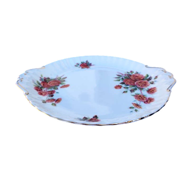 Royal Albert Centennial Rose Large Cake Plate