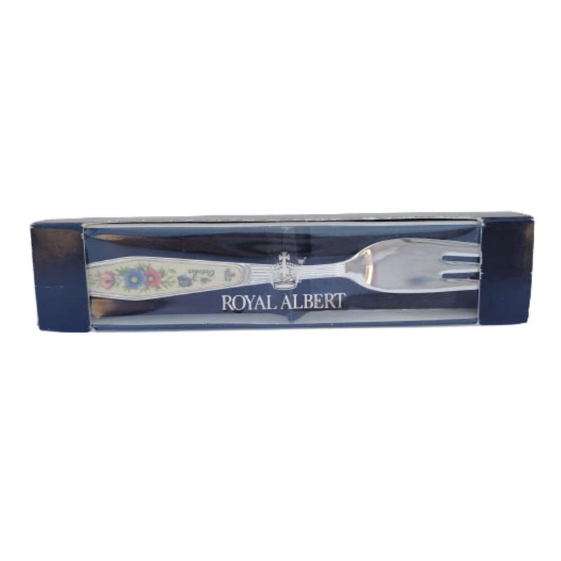 Royal Albert Flower of the Month October Silver Plated Cake Fork