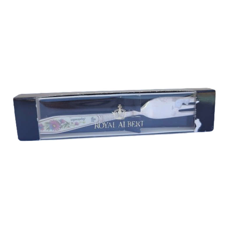 Royal Albert Flower of the Month September Silver Plated Cake Fork