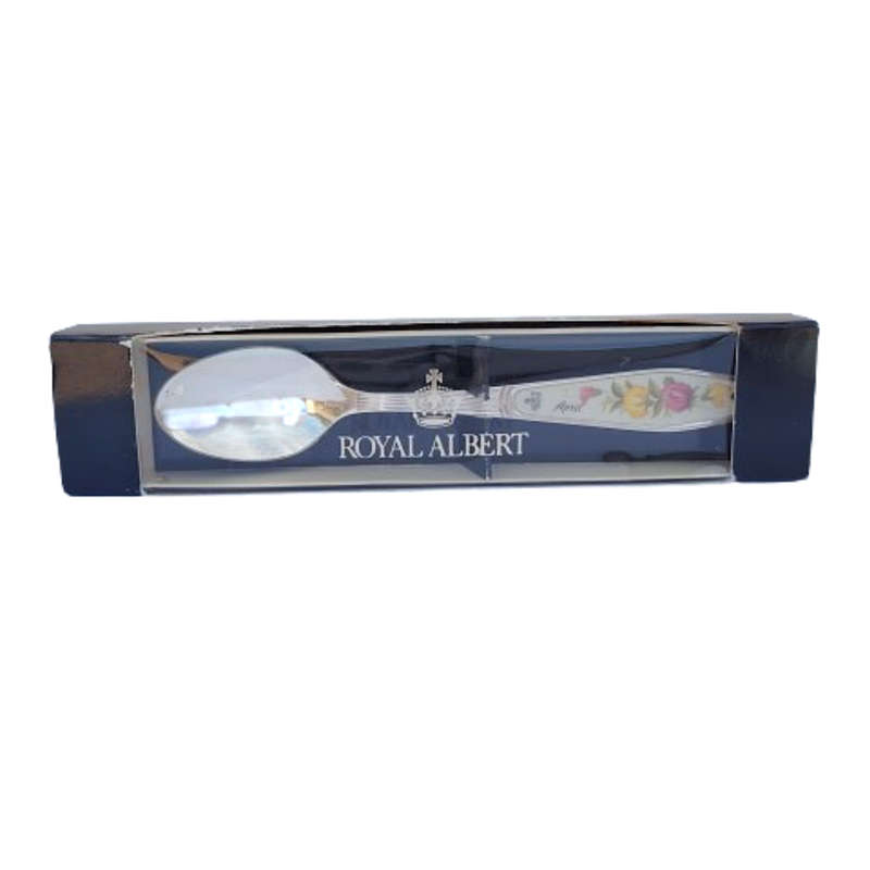 Royal Albert Flower of the Month April Silver Plated Teaspoon