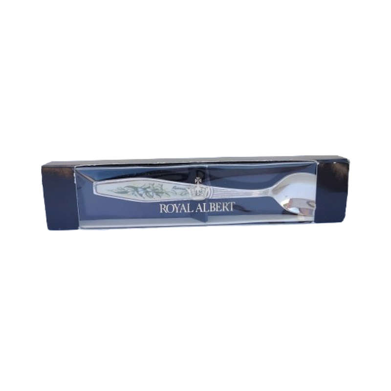 Royal Albert Flower of the Month January Silver Plated Teaspoon