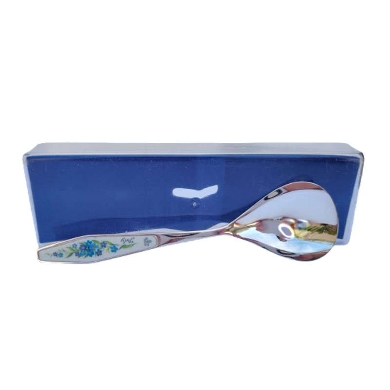 Royal Albert Flower of the Month July Silver Plated Sugar Spoon