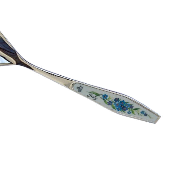Royal Albert Flower of the Month July Silver Plated Sugar Spoon